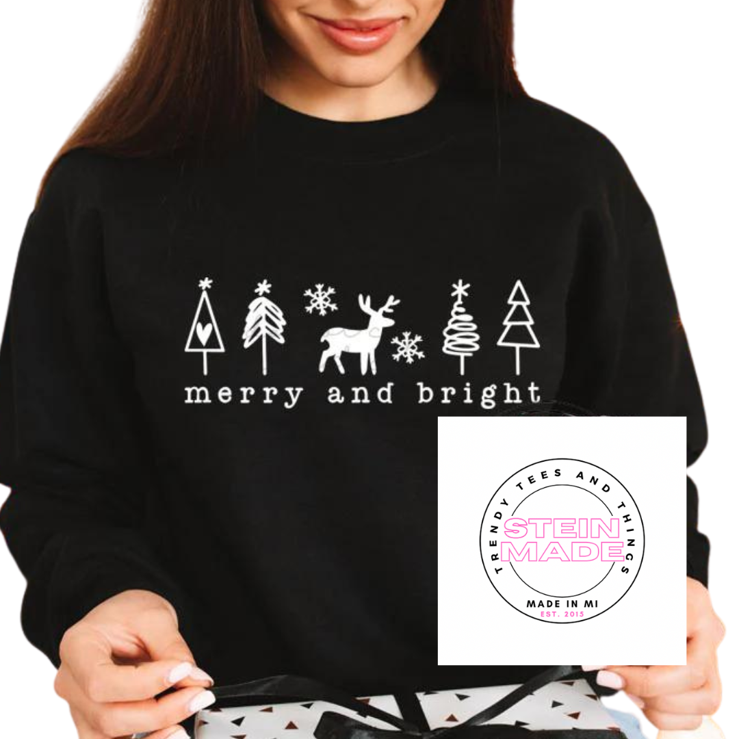 Merry and Bright Crewneck