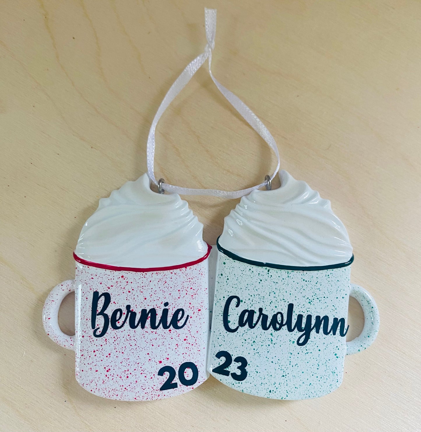 Personalized Hot Cocoa Family Ornament