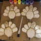 DIY Paint Kit- Set of 4 Turkeys