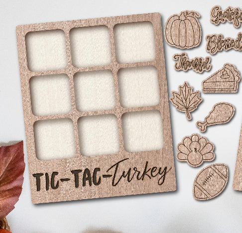 DIY Paint Kit- Tic Tac Turkey