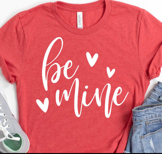 Be Mine Kids Valentine Tee