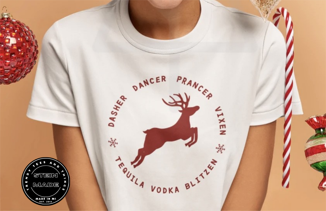 Drunken Reindeer T-Shirt