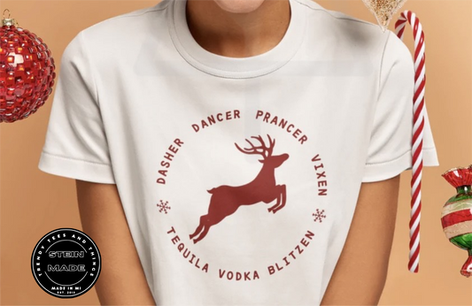 Drunken Reindeer T-Shirt