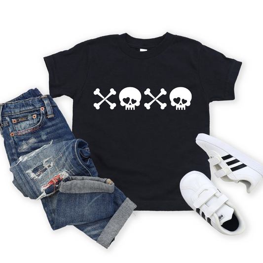 XoXo Skull Kids Valentine Shirt