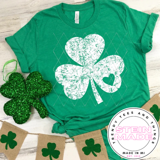 Distressed Clover T-Shirt