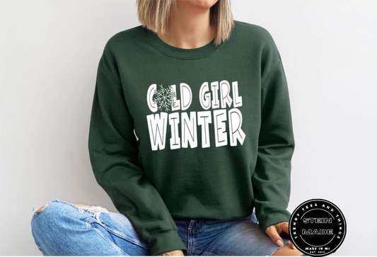 Cold Girl Winter Sweatshirt