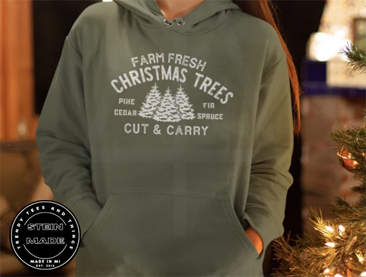 Farm Fresh Trees Hoodie