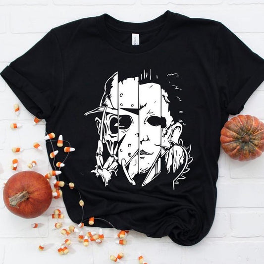 Horror Movie Face T-Shirt