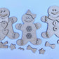 DIY Paint Kit- Set of 3 Gingerbread Men