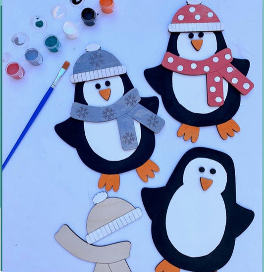 DIY Paint Kit- 3 Penguins