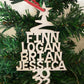 Custom Cut Name Tree Ornament